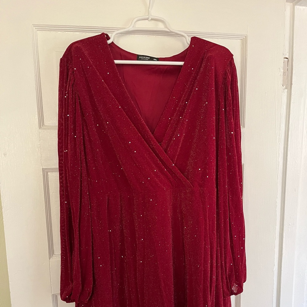 SHEIN Plus Size Lantern Dress